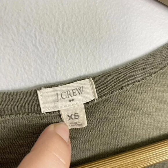 J. Crew Green T shirt Dress - Picture 6 of 14